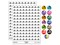 Cute Kawaii French Croissant with Beret and Mustache 200+ 0.50" Round Stickers